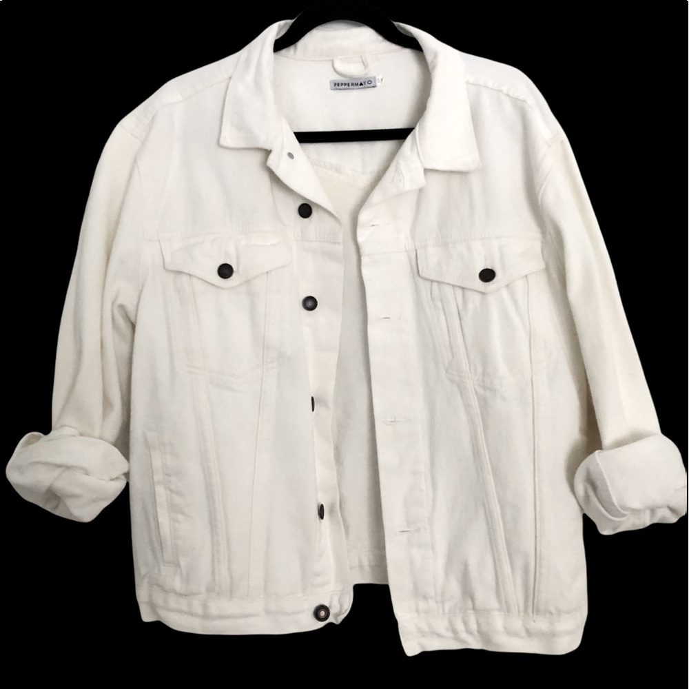 White Jean Jacket
